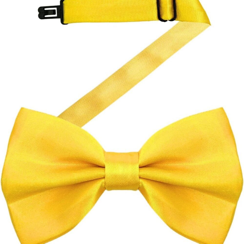 Bow Ties for Men Pre-Tied Adjustable - Classic Men's Bow Tie - Tuxedo Wedding Fo
